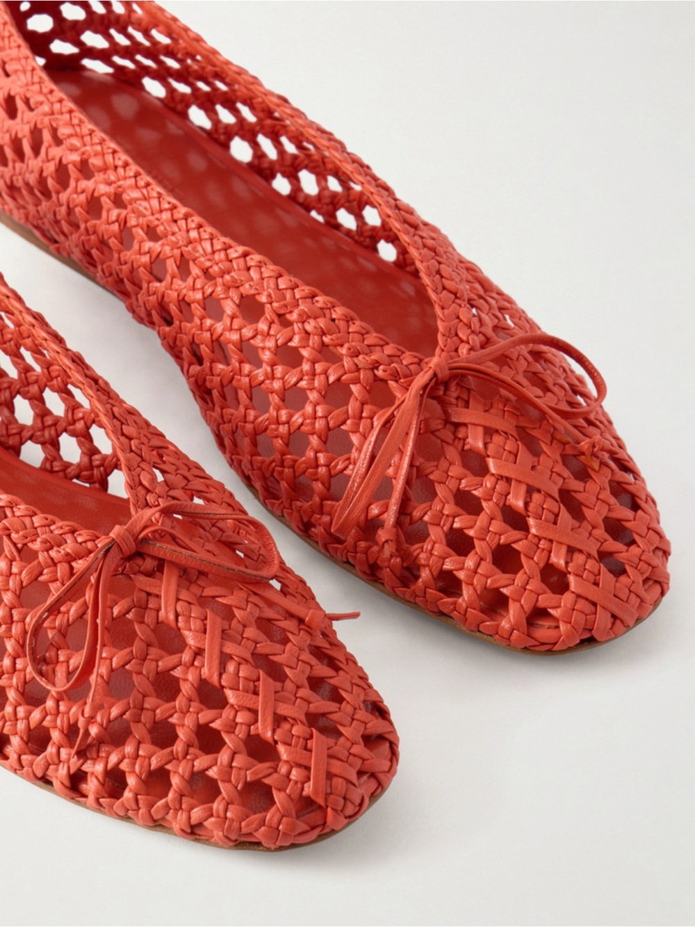 Le monde Beryl Regency Slipper / Crimson Woven Leathe